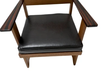 Two Art Deco Modernist Armchairs by Anton Lucas for N.V. Meubelkunst, 1920s